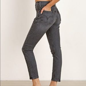 levi’s 501 skinny jeans black size 24